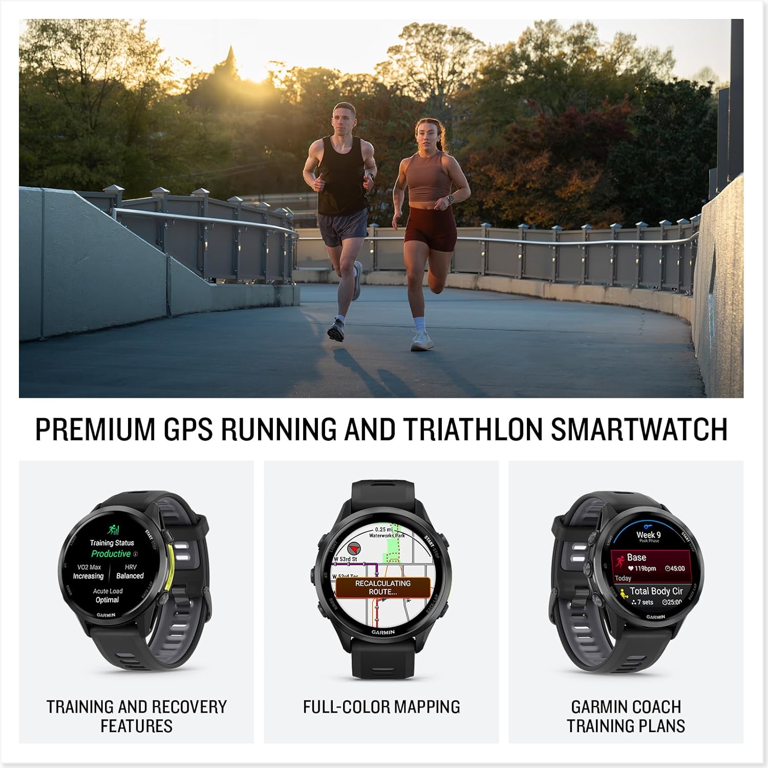 Garmin Forerunner 970 Premium GPS Triathlon Watch